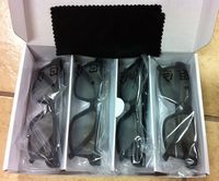 NEW! Vizio Passive 3D Glasses 4 Pairs No Batteries/Wires 317GA3DG003ROR